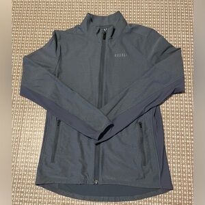 NOBULL Full Zip Reflective Running Jacket Gray Women’s Small GUC